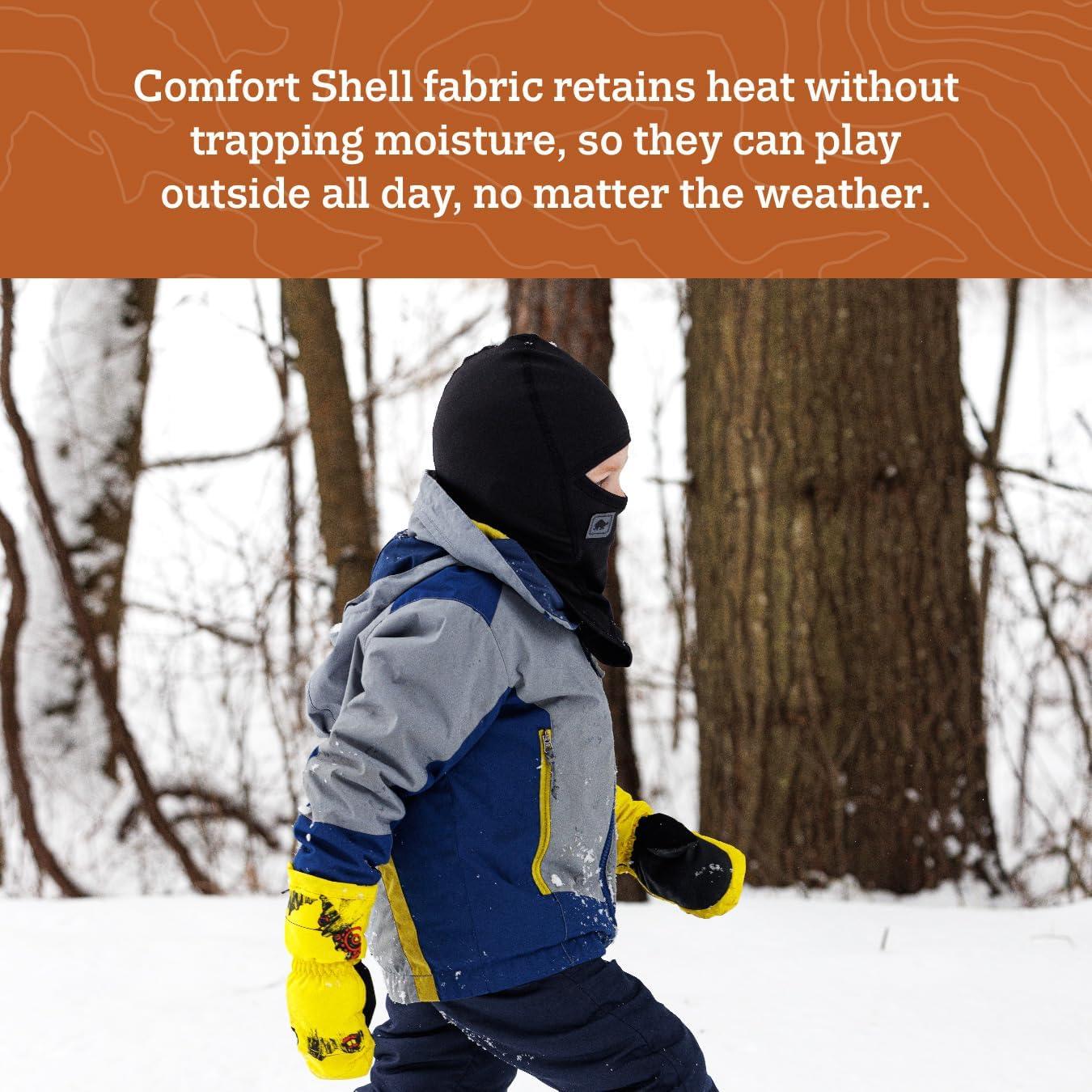 image:imageTurtle Fur Youth Comfort Shell UV MaxClava Lightweight Balaclava Ages 712 Black