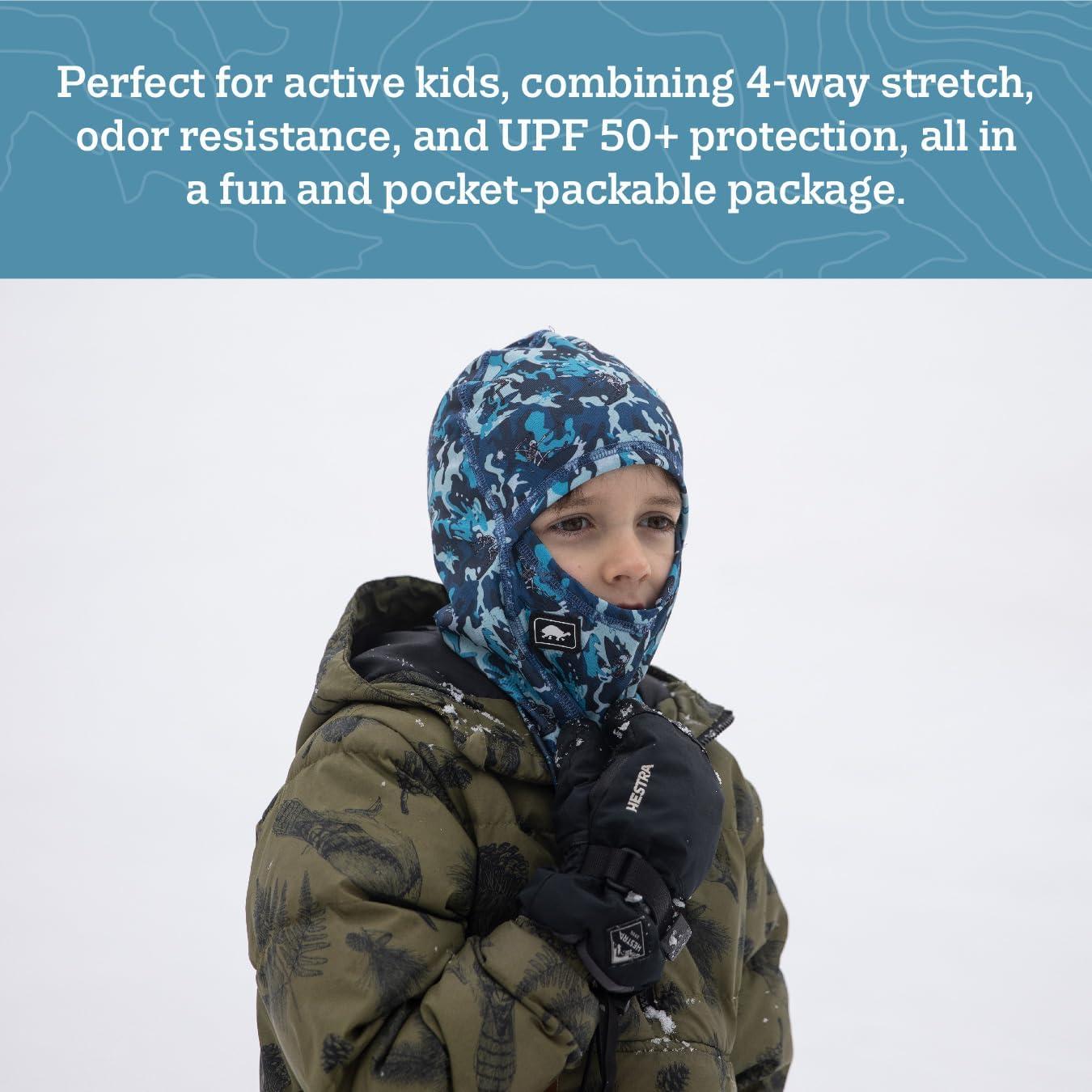 image:imageTurtle Fur Youth Comfort Shell UV MaxClava Lightweight Balaclava Ages 712 Black