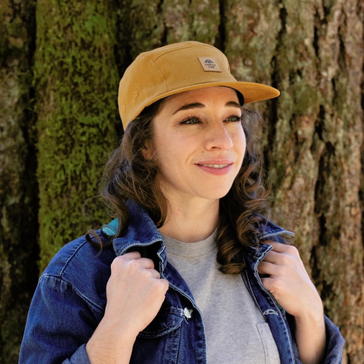 image:imageTurtle Fur Cairn 5 Panel Hat Hemp and Organic Cotton Baseball Cap with MoistureWicking Sweatband Buckle ClosureAmber