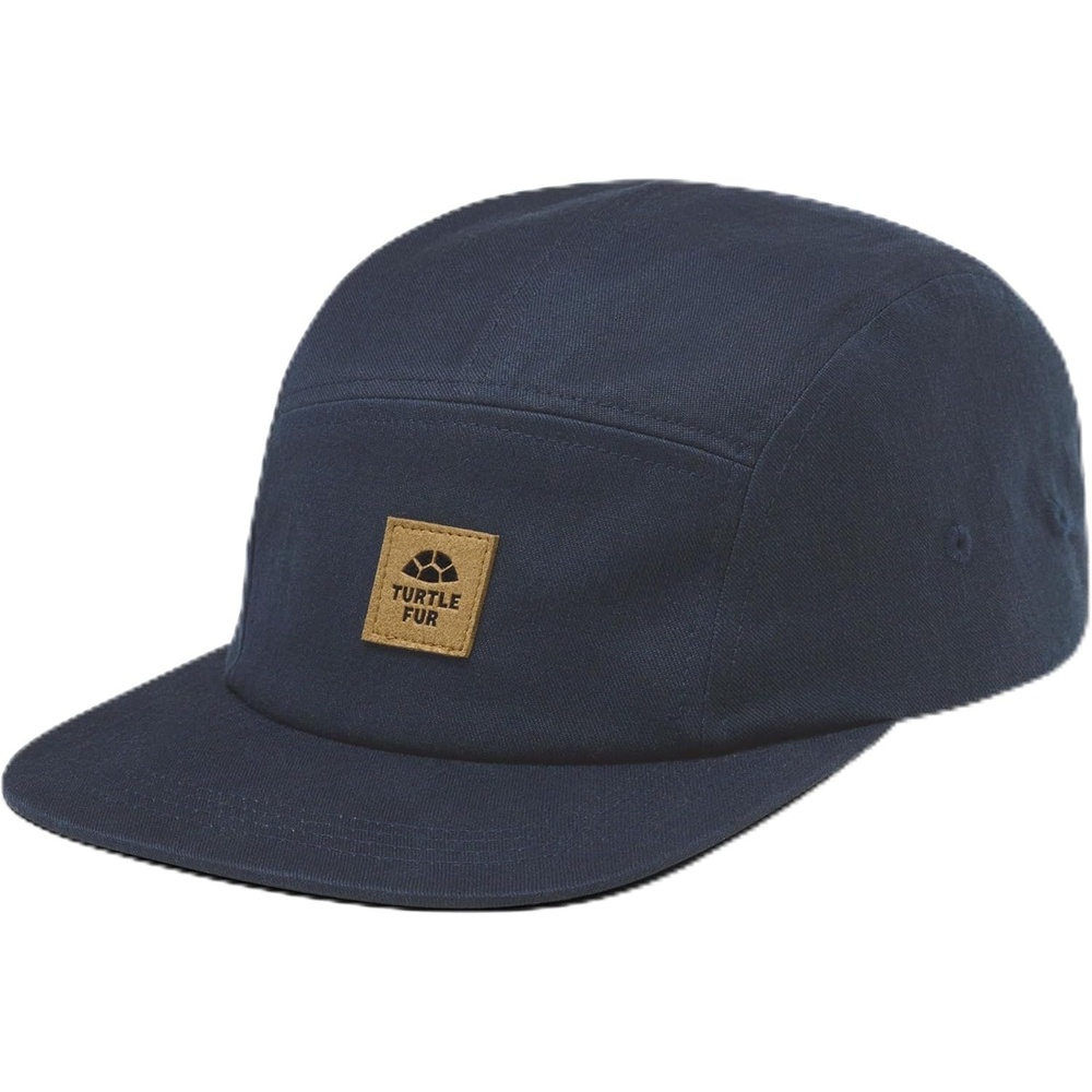 image:imageTurtle Fur Cairn 5 Panel Hat Hemp and Organic Cotton Baseball Cap with MoistureWicking Sweatband Buckle ClosureNavy