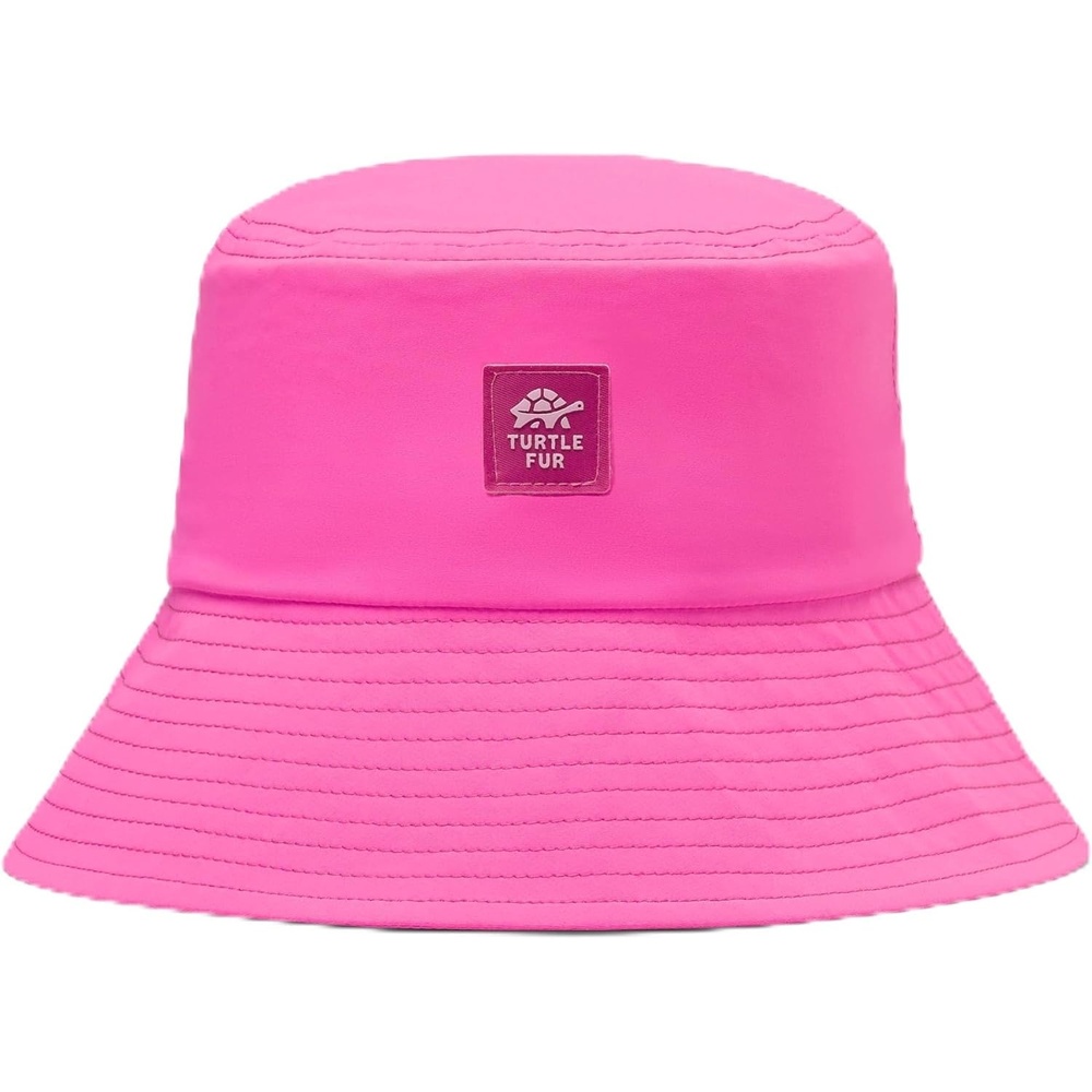 image:imageTurtle Fur Kids Sun Splash Sun Hat Colorful UPF 50 Bucket Hat Soft Lightweight 360 Protection from Sun and RainHot Hot Pink