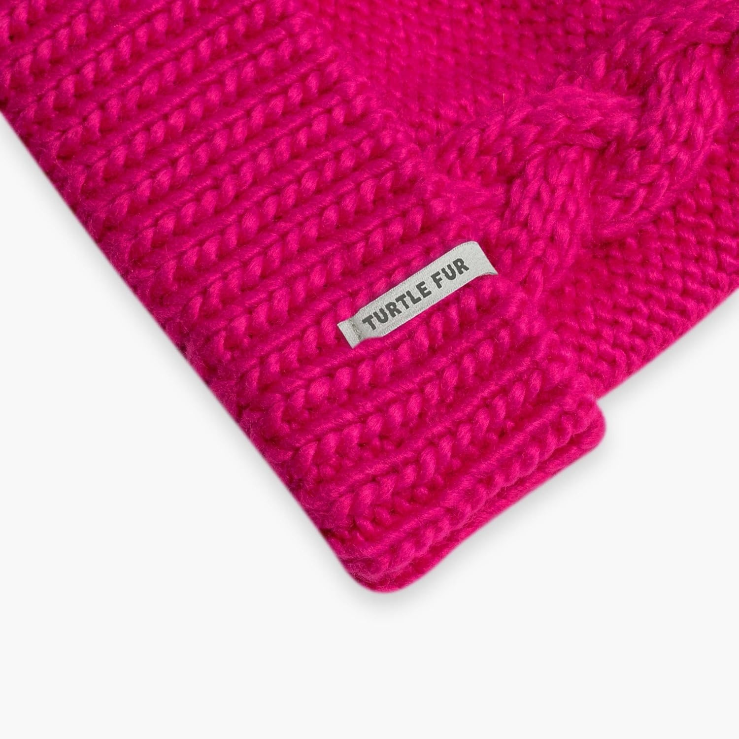 image:imageTurtle Fur Youth Girls Lizzy Cuff Knit Faux Pom BeaniePink